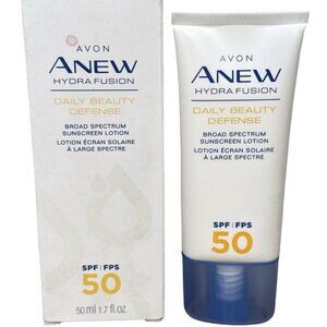 Avon Anew HydraFusion Daily Beauty Defense Broad Spectru SPF50 Sunscreen Lotion